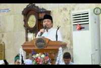 Wakil Gubernur Kalimantan Selatan (Kalsel), Hasnuryadi Sulaiman, menghadiri peringatan Maulid Nabi Muhammad SAW yang digelar di Masjid Raya Sabilal Muhtadin Banjarmasin