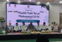 Pemkab Kotabaru menggelar peringatan Maulid Nabi Muhammad SAW 1447 Hijriyah di Masjid Apung Kotabaru