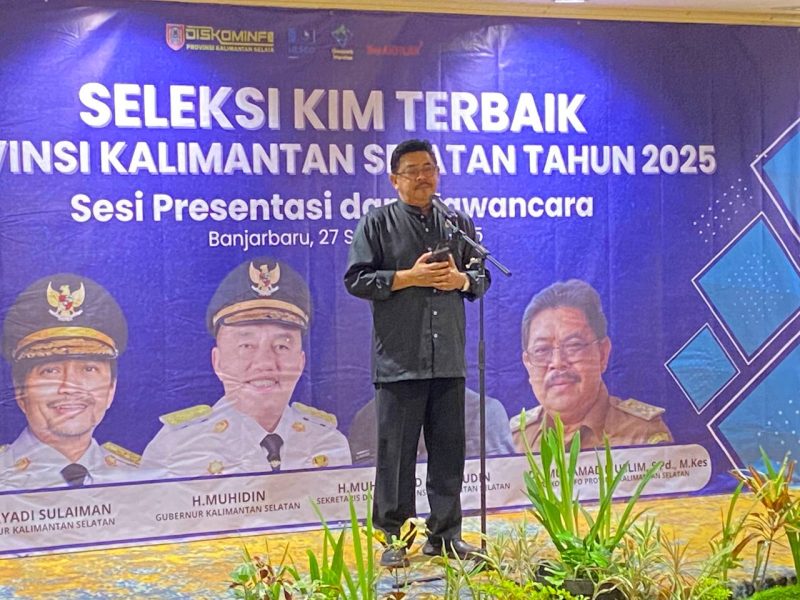 Kepala Dinas Komunikasi dan Informatika (Diskominfo) Provinsi Kalimantan Selatan, Dr H Muhamad Muslim