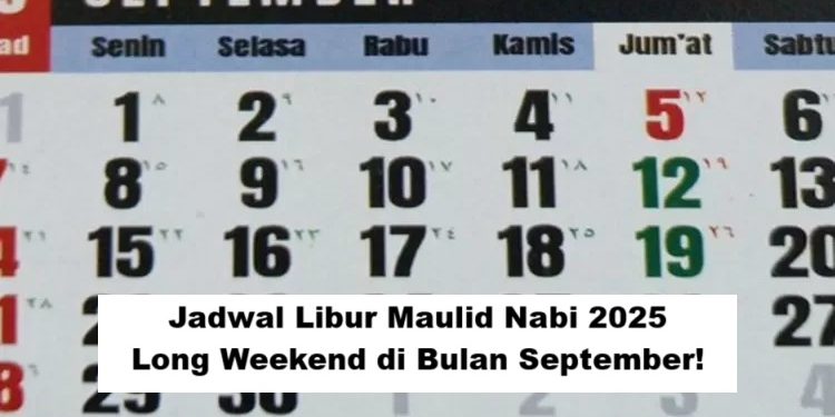 Kalender Bulan September 2025
