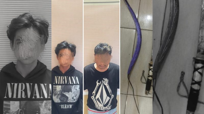 Dua Pengeroyok hingga Korban Tewas di Jalan Pekapuran Laut atau dekat Pasar Antasari ini dibekuk Tim Gabungan kepolisian, (foto:istimewa) 