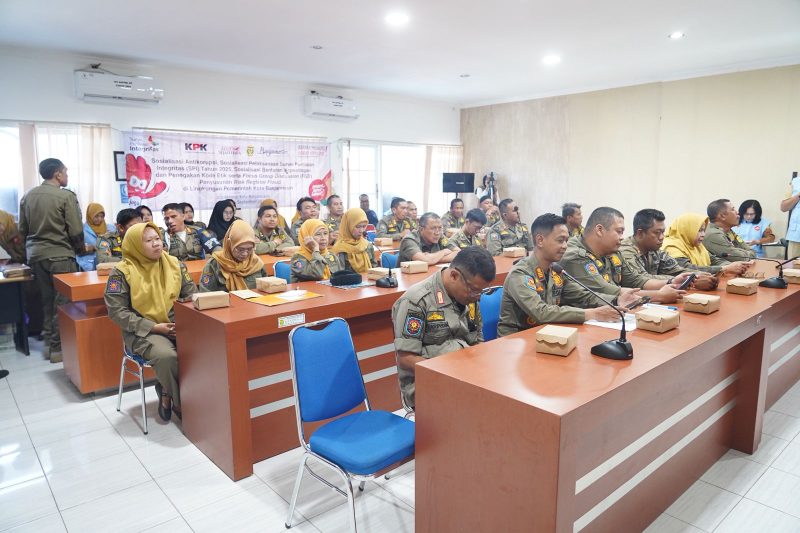 Cegah Korupsi di Lingkungan Satpol PP
