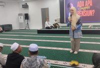 BSI Kantor Cabang Kotabaru menggelar Pengajian Rutin sekaligus sharing kesehatan, yang berlangsung di Masjid Apung Siring Laut