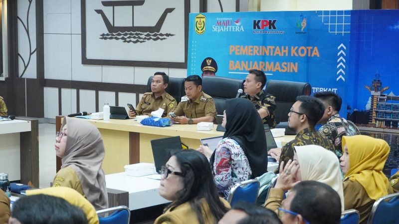 Pemerintah Kota Banjarmasin melaksanakan Rapat Koordinasi dan Pemantauan