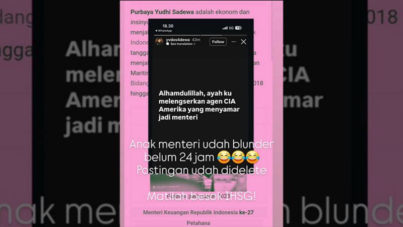Tangkapan layar X unggahan netizen