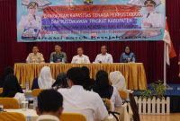 Dinas Perpustakaan dan Kearsipan menggelar Bimbingan Teknis (Bimtek) bagi tenaga perpustakaan