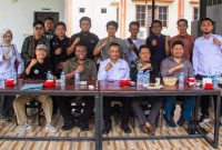 Foto Bersama Korem 101/Ant Bersama Serikat Media Siber Indonesia (SMSI) Provinsi Kalimantan Selatan (Sukmahid)