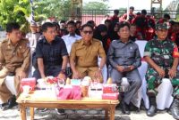 Ketua DPRD dan Wakil Ketua II DPRD Mura saat menghadiri kegiatan pelepasan peserta pelatihan (foto: istimewa)