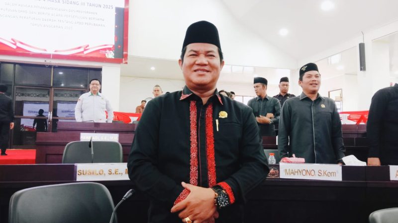 Ketua Komisi II DPRD Mura Bebie (foto: Maya)