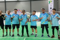 Turnamen Bulu Tangkis Wali Kota Cup Antar Desk di Lapangan Badminton Adenia