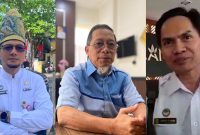 Ikhrom Muftesar (Kadis Perdagin Kota Banjarmasin), Edi Wibowo (Kepala BPKPAD Kota Banjarmasin)
dan Akhmad Syauqi (Kepala Bappeda Litbang.)