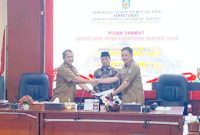 Pisah Sambut Sekwan DPRD Mura (foto: Maya)
