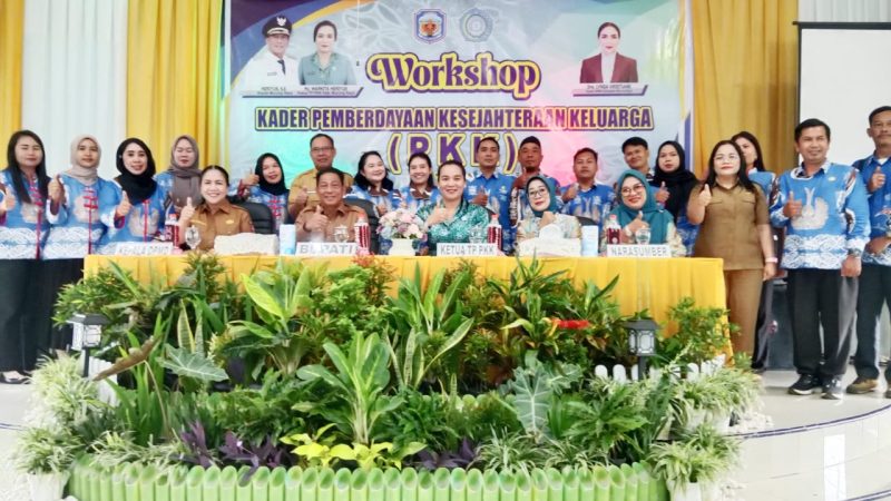 Kegiatan workshop pelatihan kader PKK Kabupaten Murung Raya (foto: Maya)