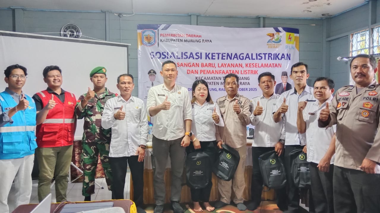Sosialisasi ketenagalistrikan di Desa Dirung Bakung (foto: Maya)