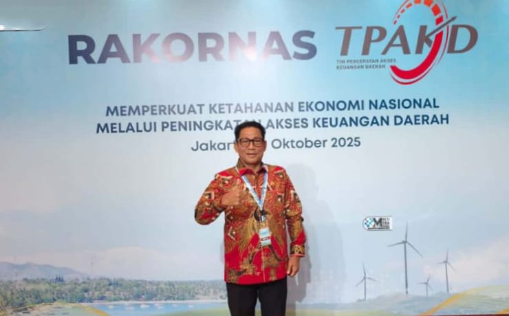 Bupati Heriyus Hadiri Rakornas TPAKD di Jakarta (foto: Diskominfo)