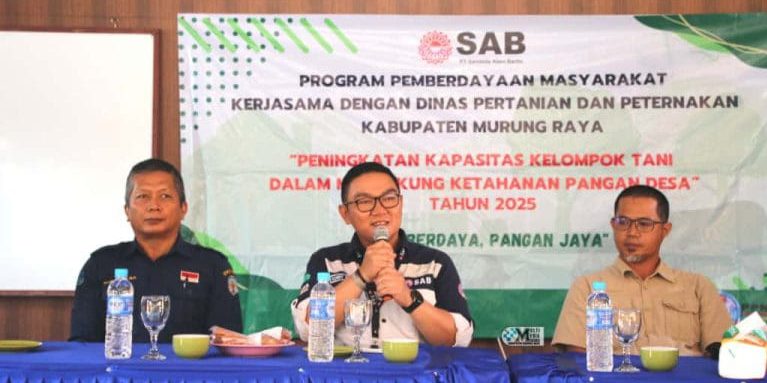 Pelatihan peningkatan kapasitas kelompok tani dalam mendukung ketahanan pangan desa yang dilaksanakan di Desa Batubua, Kecamatan Laung Tuhup (foto: Diskominfo)
