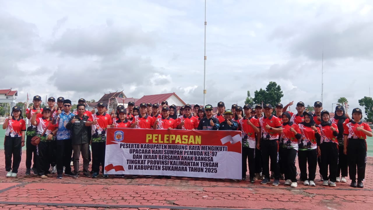 Pelepasan peserta HSP dan IKBAB tingkat provinsi di Sukamara (foto: Maya)