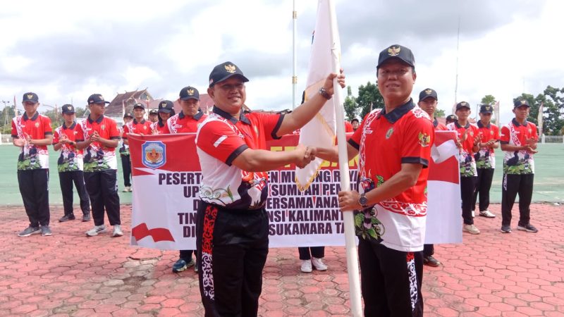 Pelepasan peserta HSP dan IKBAB tingkat provinsi di Sukamara (foto: Maya)