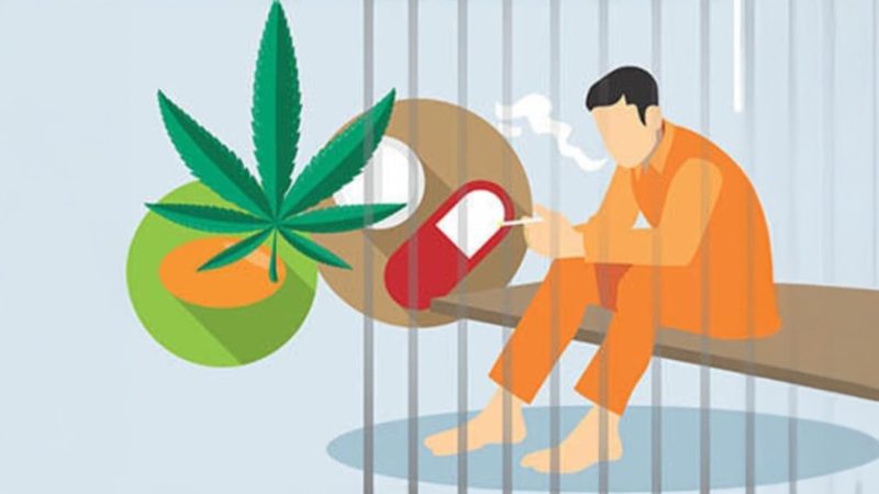 Ilustrasi terdakwa kasus narkotika jenis ganja (foto: istimewa)