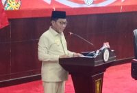 Rapat Paripurna ke III masa sidang V Tahun 2025 DPRD Murung Raya (foto: Maya)