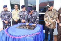 Apresiasi Wabup Kotabaru di Peresmian Gedung Olahraga Lanal Kotabaru