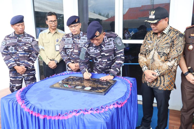 Apresiasi Wabup Kotabaru di Peresmian Gedung Olahraga Lanal Kotabaru
