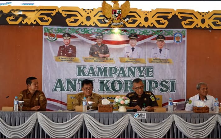 Pemkab Mura gelar Kegiatan Kampanye Anti Korupsi di Aula Gedung B Kantor Bupati (foto : Diskominfo)