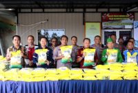 Launching Gerakan Pangan Murah di Bundaran Emas Puruk Cahu (foto : Diskominfo)
