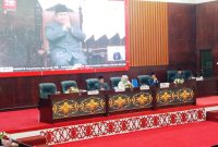 Paripurna Istimewa dalam rangka mendengarkan pidato kenegaraan Presiden RI (foto: Maya)