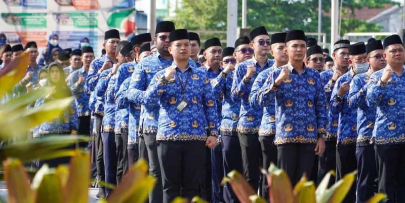 Badan Kepegawaian Daerah dan Diklat Kota Banjarmasin bersama BNNK Banjarmasin gelar tes narkoba.