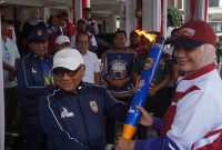 Wakil Wali Kota Banjarmasin, Ananda, bersama jajaran Forum Koordinasi Pimpinan Daerah (Forkopimda), KONI Banjarmasin,