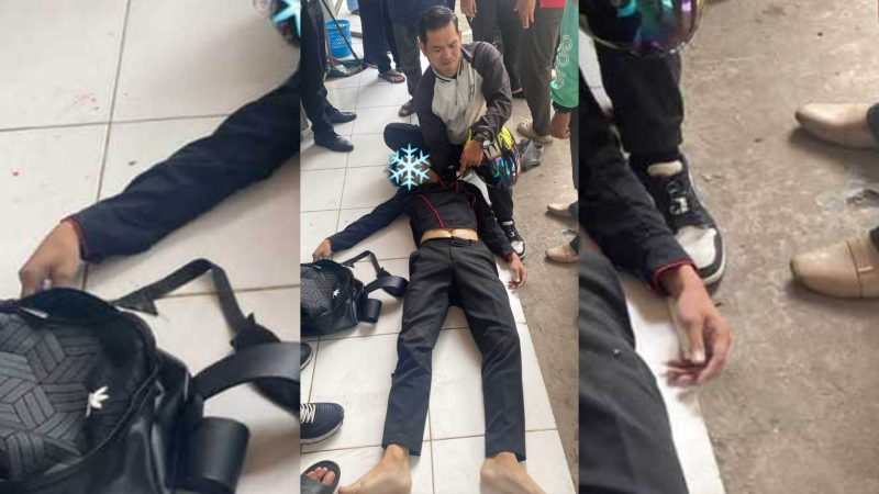 Korban laka tewas pengendara Yamaha Aerox tergeletak, diduga adu banteng dengan mobil pikap, Rabu (29/10/2025) pagi. (foto: istimewa)