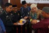 Wakil Wali Kota Banjarmasin, Hj. Ananda, dan turut dihadiri Ketua Baznas Provinsi Kalimantan Selatan, H. Irhamsyah Safari, Wakil Ketua Baznas Kota Banjarmasin