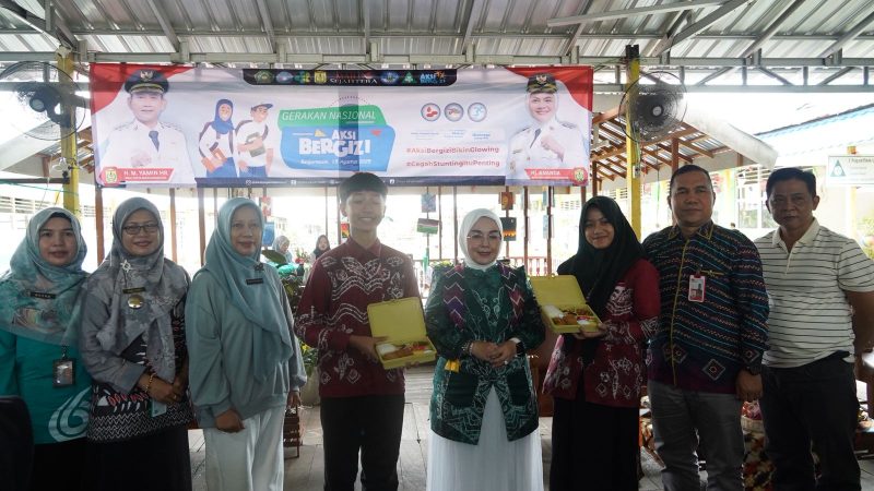 Lewat program “Aksi Bergizi” yang digelar di SMPN 19 Banjarmasin