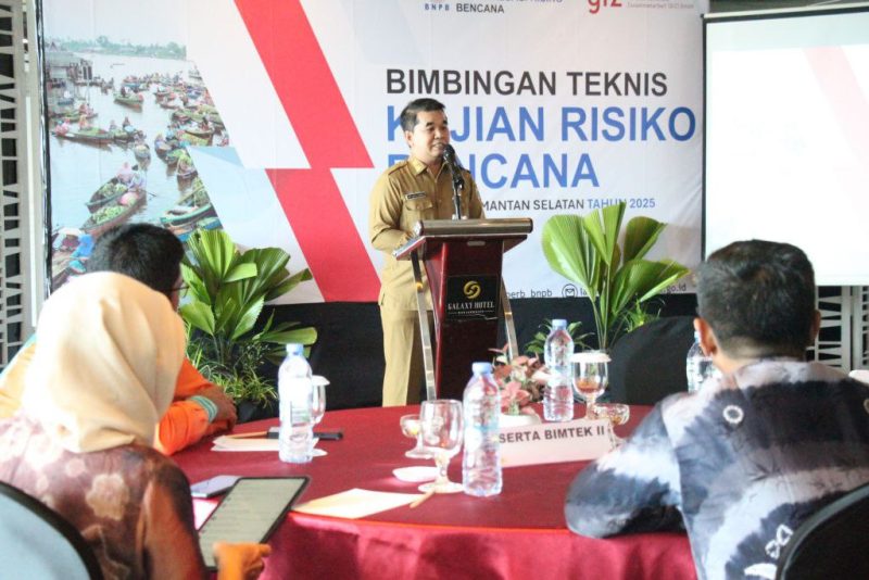 Pemprov Kalsel Dorong Penguatan Kajian Risiko Bencana untuk Pembangunan yang Tangguh dan Berkelanjutan 