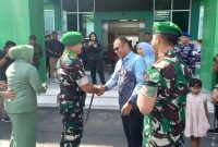 Wakil Bupati Kotabaru Syairi Muklis bersama Dandim 1004 ,frokopimda, Menyambut kedatangan Dandim baru di halaman Kodim 1004/Ktb