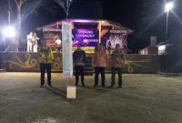 Sekda H.Eka Saprudin di dampingi Kadis Parpora Kotabaru membuka lomba Paralayang dan Gantolle internasionaldan nasionaldi wisata Pantai gedambaan Kotabaru