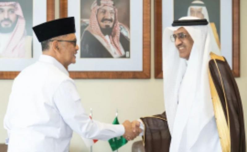 Menteri Haji dan Umrah RI dan Dubes Arab Saudi