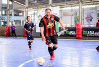 Tim Futsal Forum Wartawan Ekonomi Kalsel Saat Bertanding