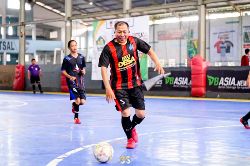 Tim Futsal Forum Wartawan Ekonomi Kalsel Saat Bertanding