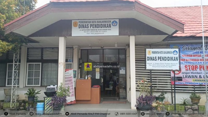 Kantor Dinas Pendidikan Kota Banjarmasin (foto Istimewa)
