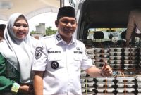 Wakil Ketua I DPRD Mura Dina Maulidah saat menghadiri launching dapur SPPG (foto: istimewa)