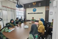 BNN Kota Banjarmasin di lingkungan sekolah melalui kegiatan penguatan terhadap Duta Anti Narkoba di SMP Negeri 7 Banjarmasin