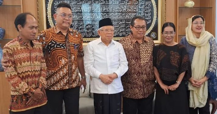 KH. Ma’ruf Amin, resmi menjadi Ketua Dewan Penasehat Serikat Media Siber Indonesia (SMSI)