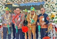 Wakil Bupati Kotabaru Syairi Mukhlis, S.Sos resmikan kantor cabang PT Bank Syariah Indonesia (BSI) di Kabupaten Kotabaru
