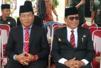 Ketua DPRD Murung Raya Rumiadi (kiri), (foto: Maya)