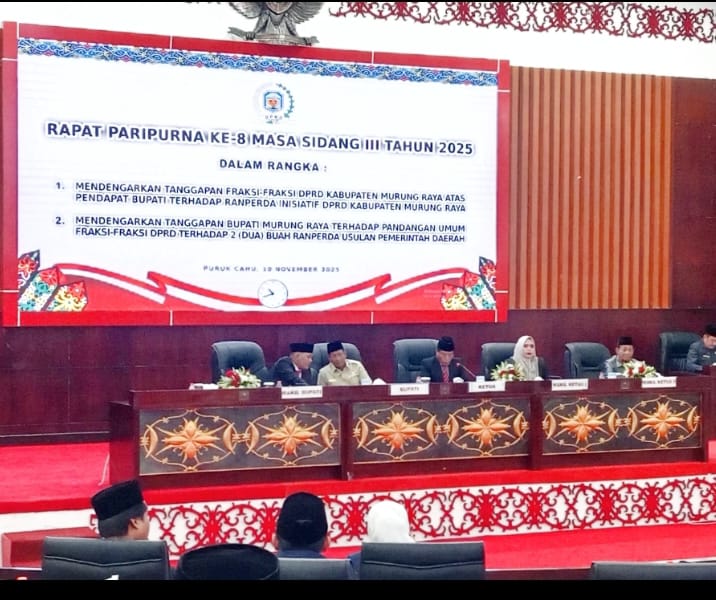 Sidang Paripurna ke-8 Masa Sidang III Tahun 2025 (foto: Maya)