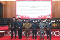 Paripurna persetujuan bersama Raperda anggaran tahun 2026 (foto: Istimewa)