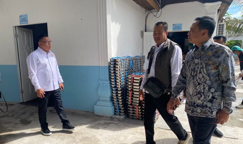 PastikanProgram Makan Bergizi Gratis (MBG) berjalan baik. Kadin Indonesia Korwil Kalimantan meninjau langsung ke Satuan Pelayanan Pemenuhan Gizi (SPPG) Belitung Selatan,