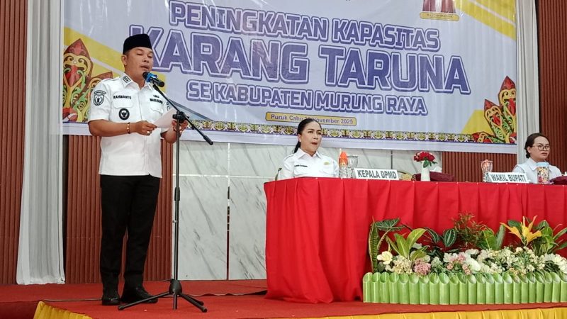 Wabup Mura Buka Kegiatan Peningkatan Kapasitas Pengurus Karang Taruna